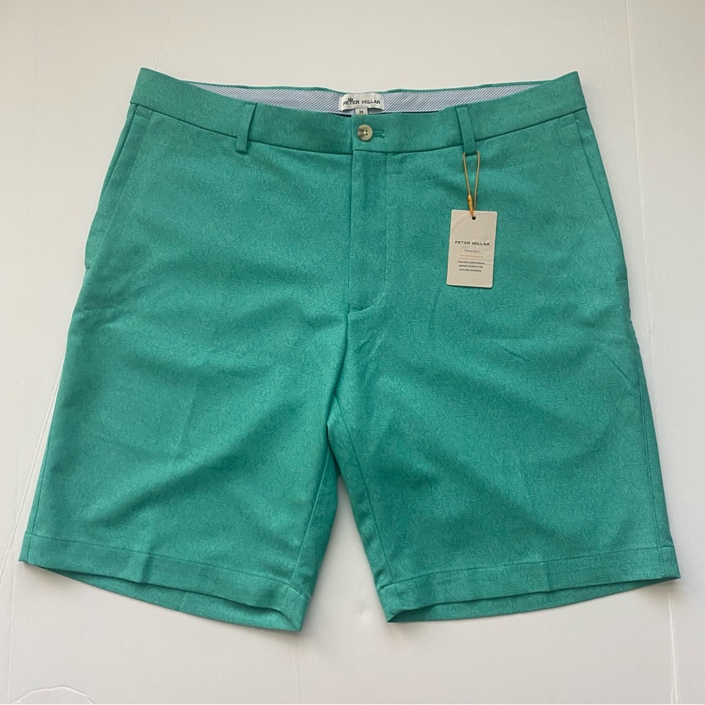 Peter Millar Salem Tillis Performance Short 34 Lily Pad
